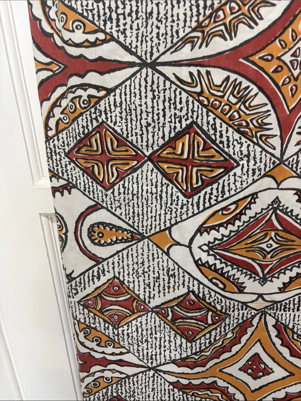 Tahitian Woven cotton tapa